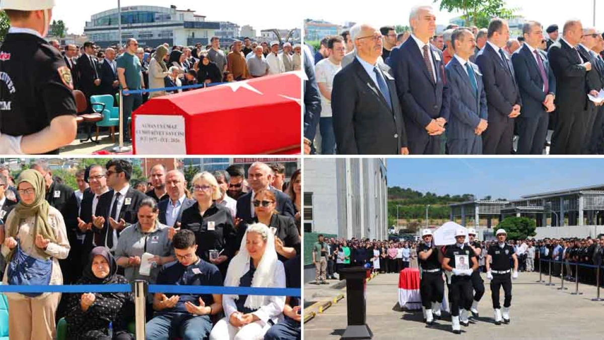 GEBZE CUMHURİYET SAVCISI AYHAN UYUMAZ SON YOLCULUĞUNA UĞURLANDI