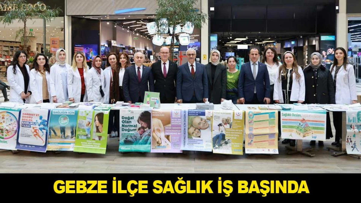 GEBZE İL&Ccedil;E SAĞLIK İŞ BAŞINDA