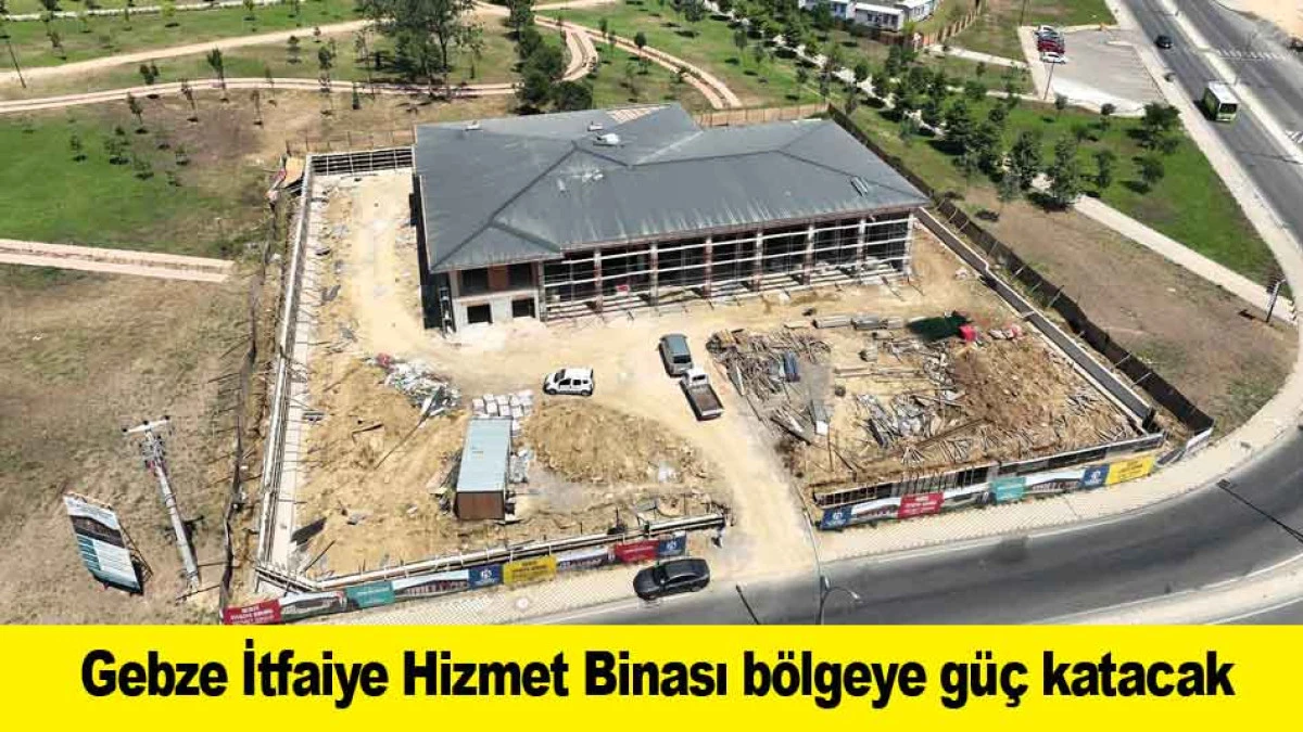 Gebze İtfaiye Hizmet Binası b&ouml;lgeye g&uuml;&ccedil; katacak