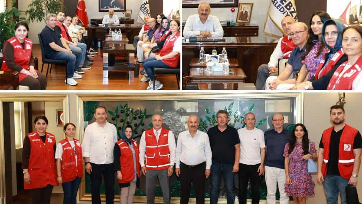 GEBZE KIZILAY TAM KADRO GEBZE BELEDİYESİNE GİTTİ