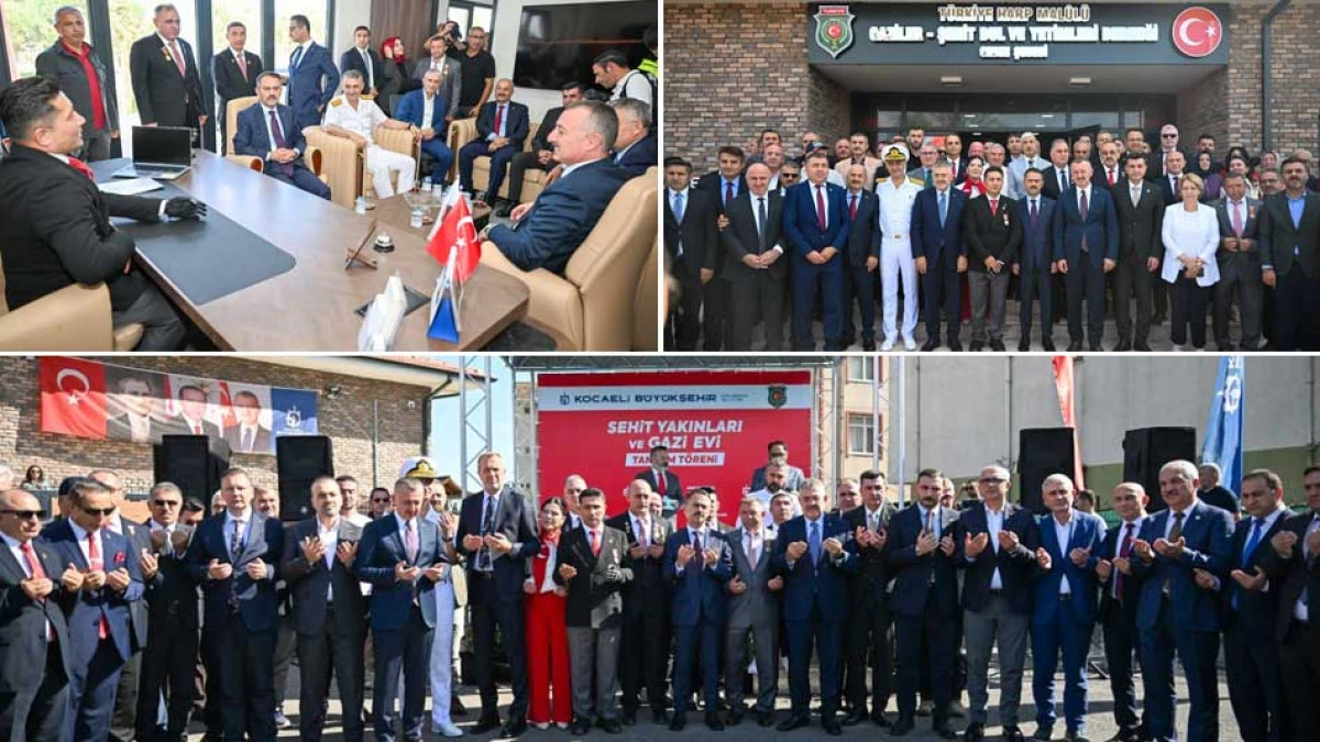 Gebze Şehit Yakınları ve Gazi Evi T&ouml;renle A&ccedil;ıldı