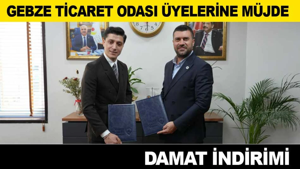 GEBZE TİCARET ODASI &Uuml;YELERİNE DAMAT İNDİRİMİ