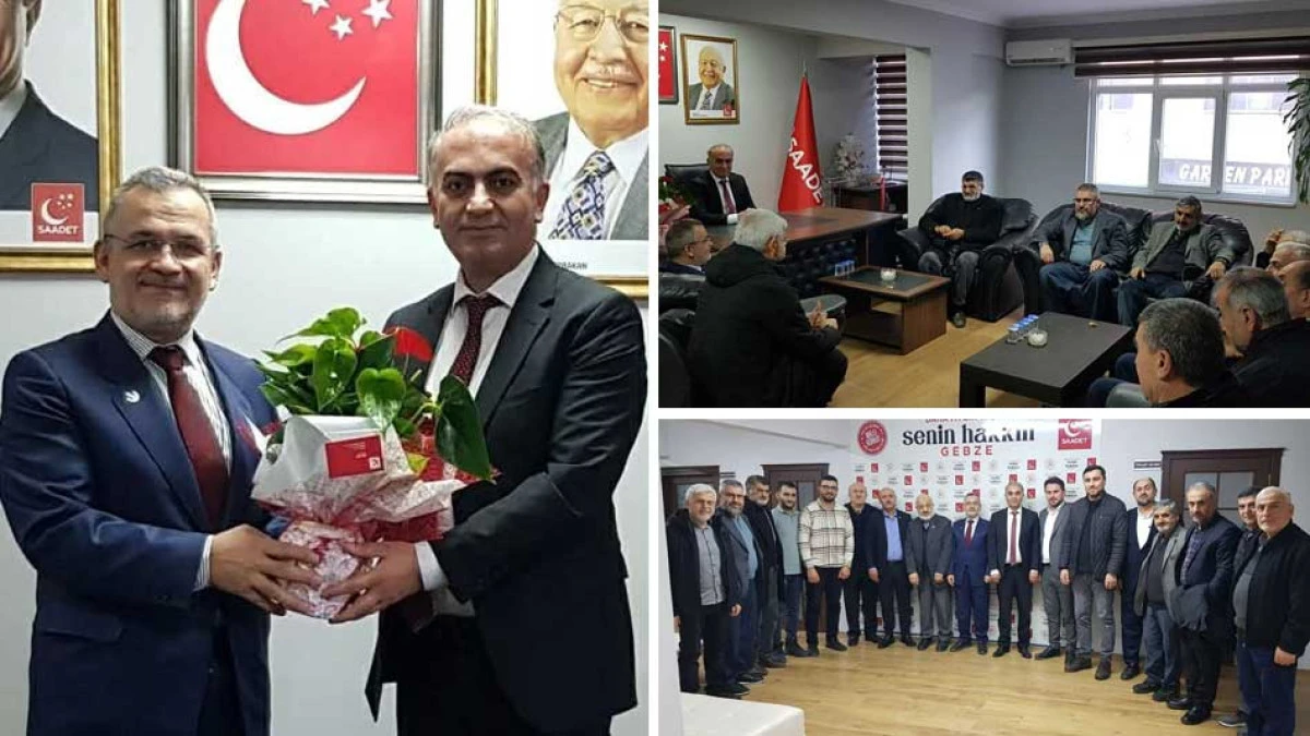 GEBZE YENİDEN REFAH VE SAADET PARTİSİNDEN S&Uuml;RPRİZ BULUŞMA