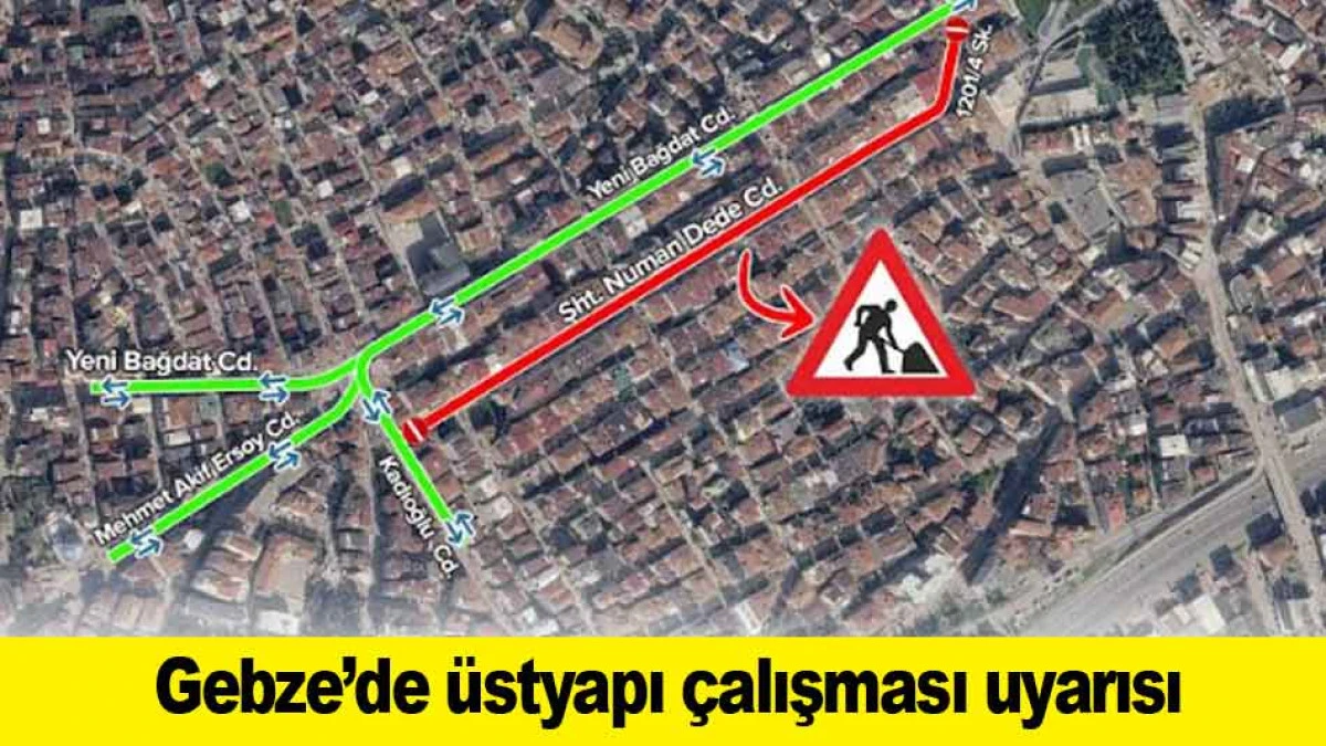 Gebze&rsquo;de &uuml;styapı &ccedil;alışması uyarısı