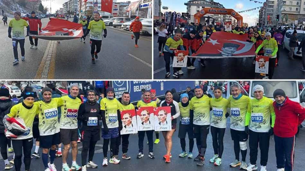 GEBZELİ ATLETLER ANKARA'DA ATAT&Uuml;RK İ&Ccedil;İN KOŞTULAR
