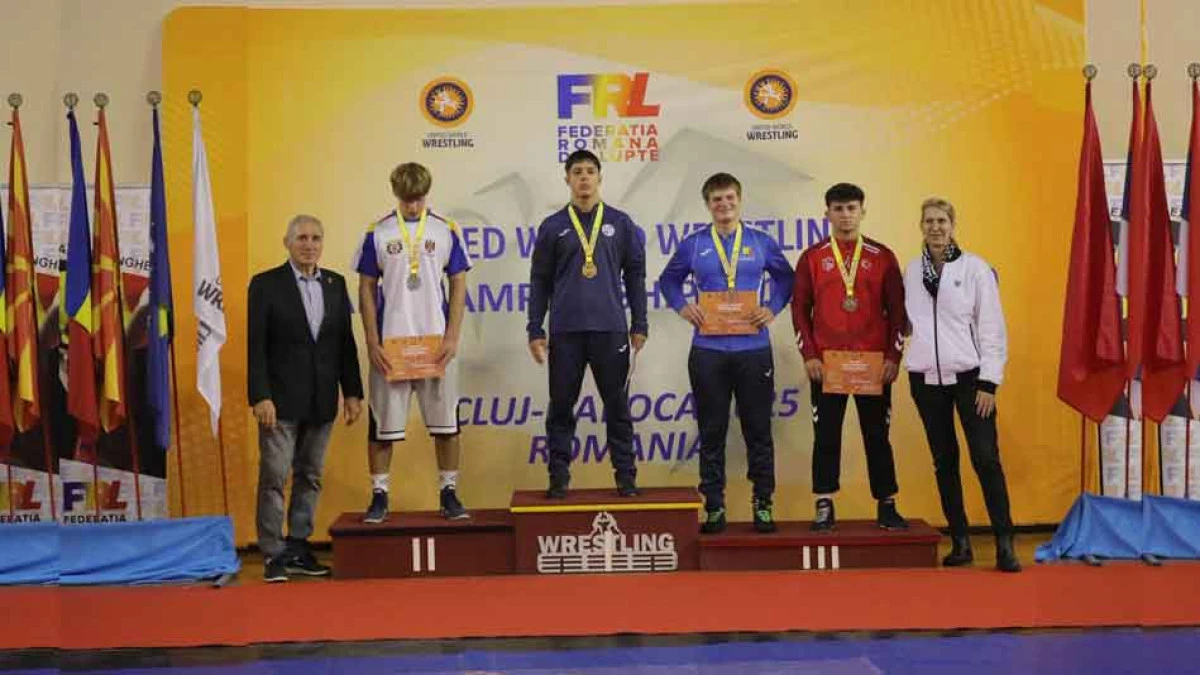 Gebzeli Güreşçiler Balkan Şampiyonasından Madalyalarla Döndü