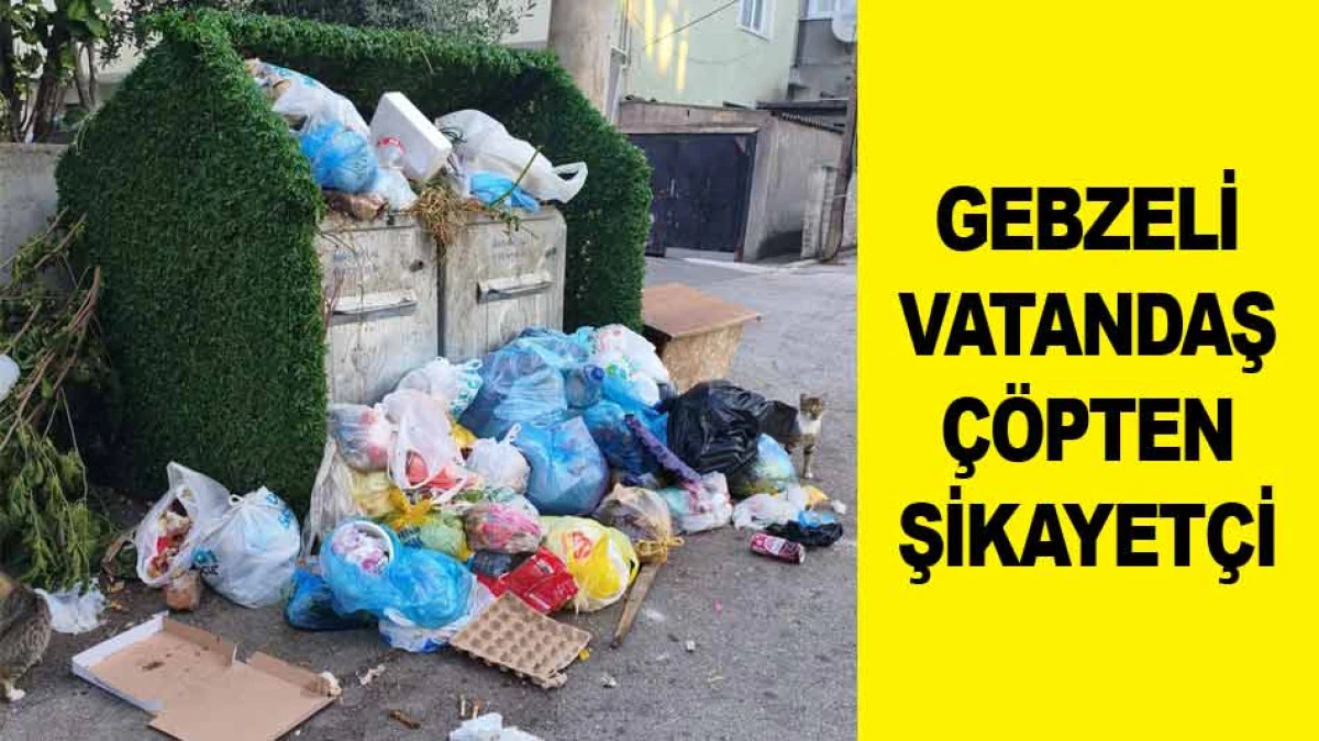 GEBZELİ VATANDAŞ &Ccedil;&Ouml;PTEN ŞİKAYET&Ccedil;İ