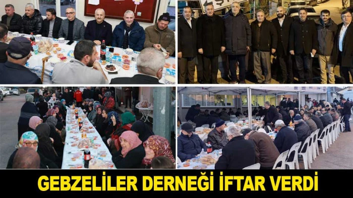 GEBZELİLER DERNEĞİNDEN BİR K&Ouml;Y İFTARI DAHA
