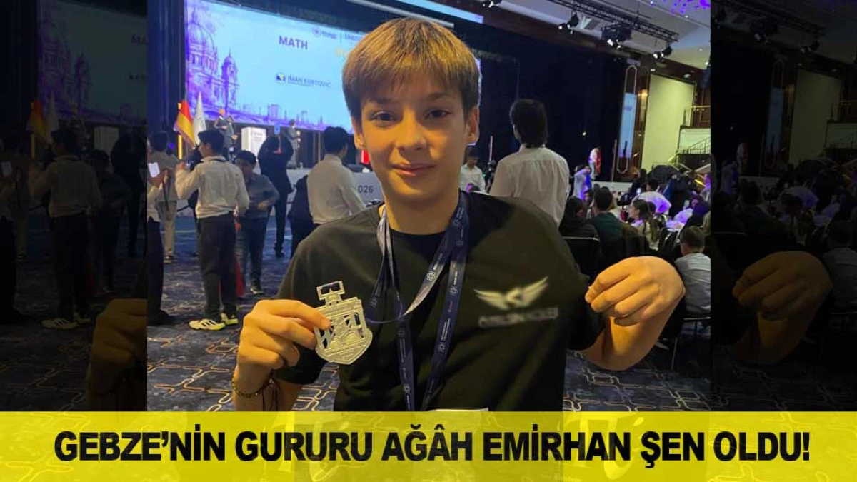 GEBZE&rsquo;NİN GURURU AĞ&Acirc;H EMİRHAN ŞEN OLDU!