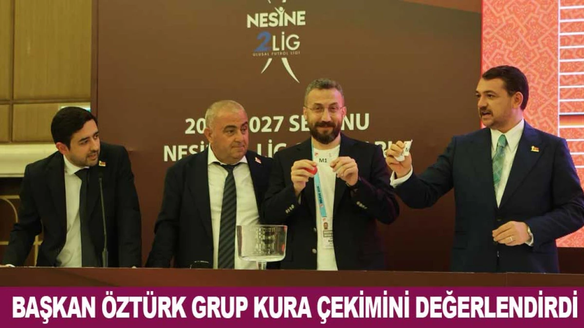 GEBZESPOR BAŞKANI YUSUF &Ouml;ZT&Uuml;RK, GRUP KURA &Ccedil;EKİMİNİ DEĞERLENDİRDİ;