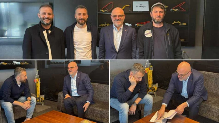 GEBZESPOR BAŞKANI YUSUF &Ouml;ZT&Uuml;RK'TEN OĞUZ ŞERİFALİOĞLU'NA TAM DESTEK