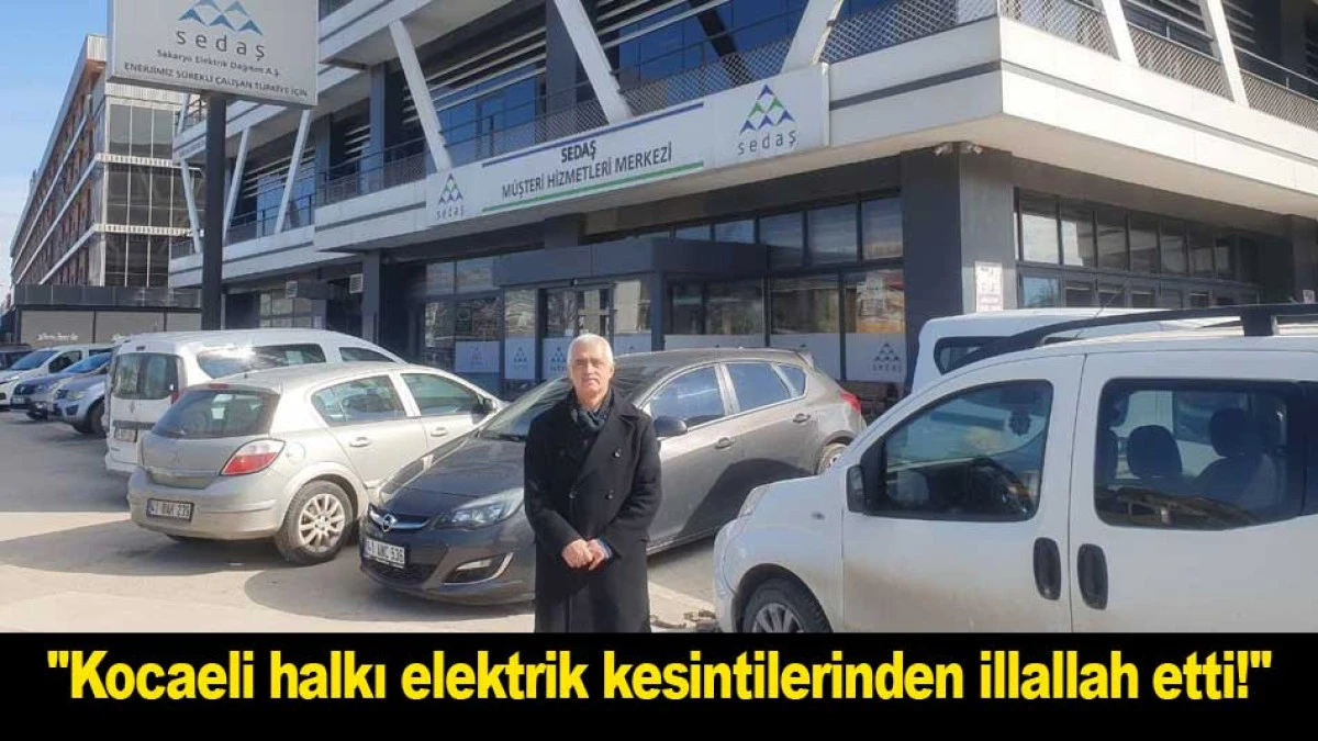 Gergerlioğlu; ''Kocaeli halkı elektrik kesintilerinden illallah etti!''