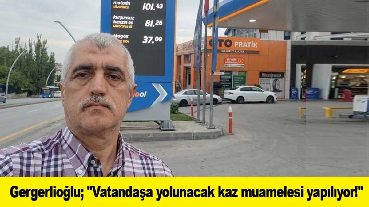 Gergerlioğlu&rsquo;ndan sert tepki; ''Vatandaşa yolunacak kaz muamelesi yapılıyor!''