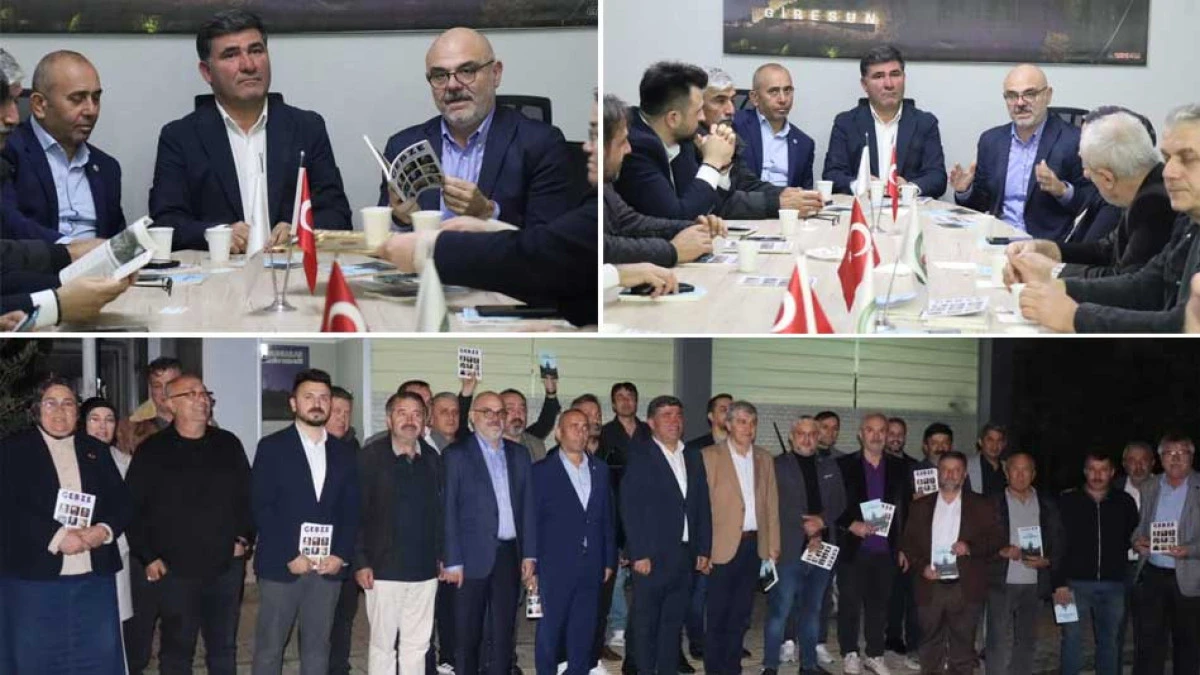 GTO BAŞKAN ADAYI ŞERİFALİOĞLU'NA GİRESUNLULARDAN YOĞUN İLGİ