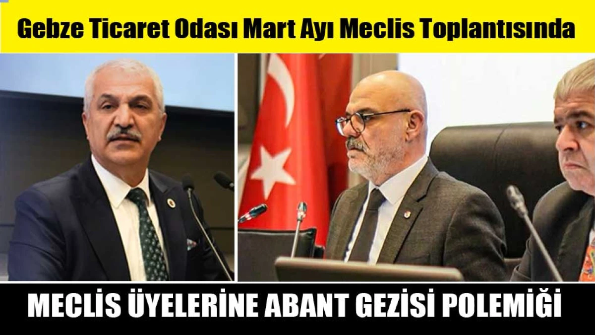 GTO MECLİS TOPLANTISINDA MECLİS &Uuml;YELERİNE ABANT GEZİSİ  POLEMİĞİ
