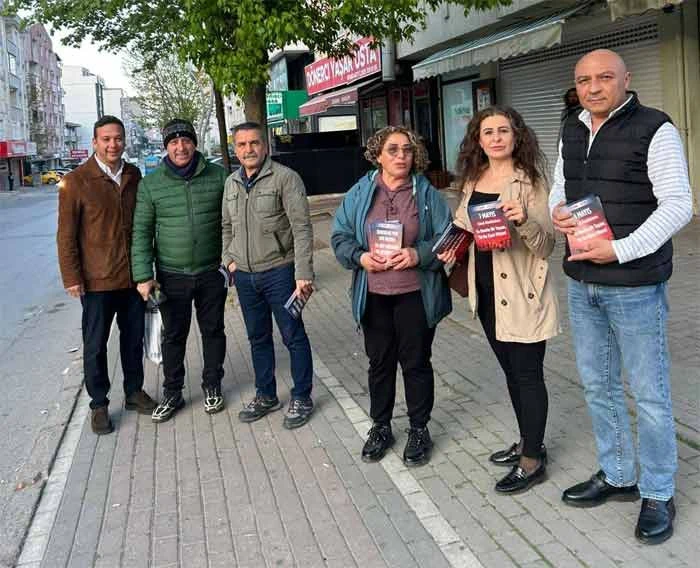 CHP GEBZE 1 MAYIS İÇİN SOKAĞA ÇIKTI