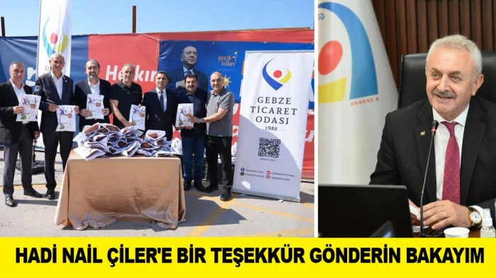 HADİ NAİL &Ccedil;İLER'E BİR TEŞEKK&Uuml;R G&Ouml;NDERİN BAKAYIM