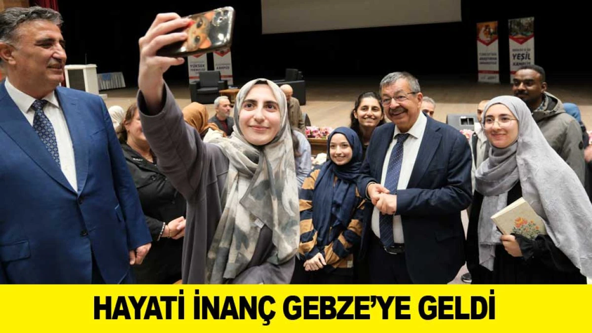 HAYATİ İNAN&Ccedil; GEBZE'YE GELDİ
