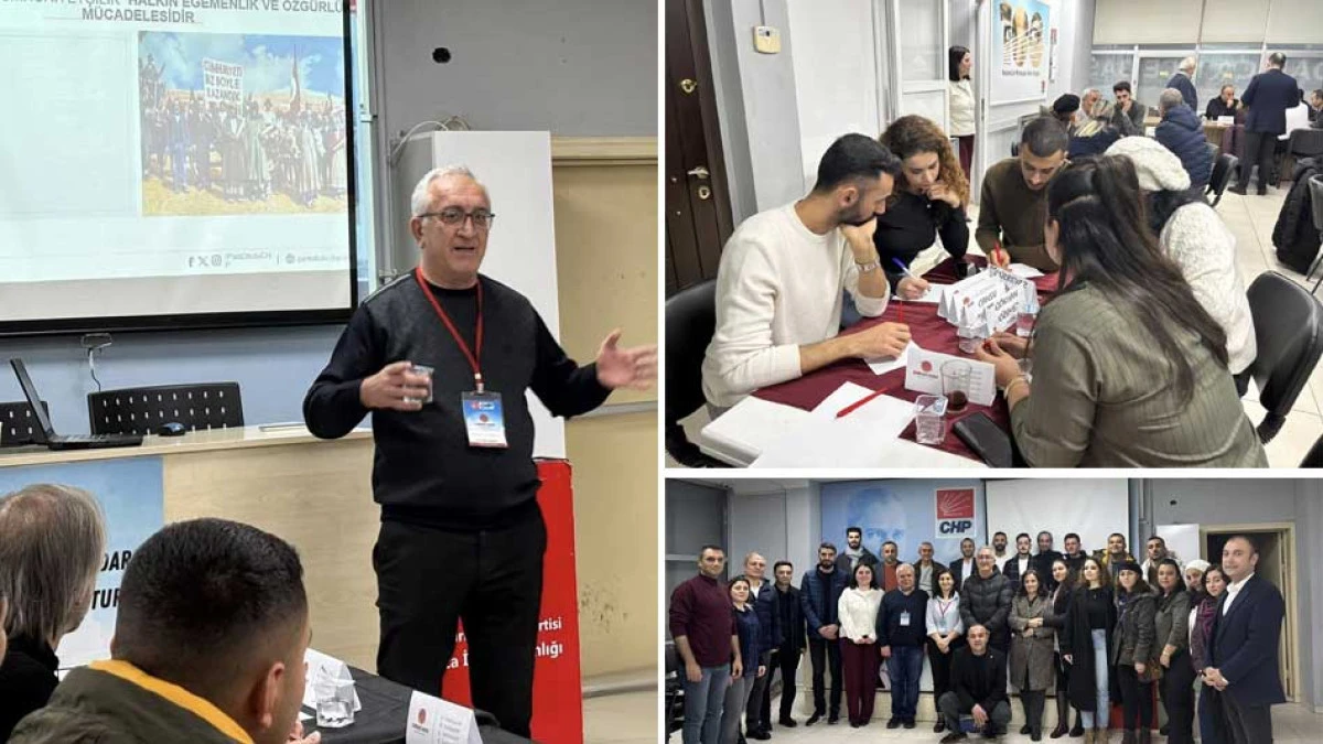 HİKMET KOCOĞLU CHP DARICA'YA EĞİTİM VERDİ