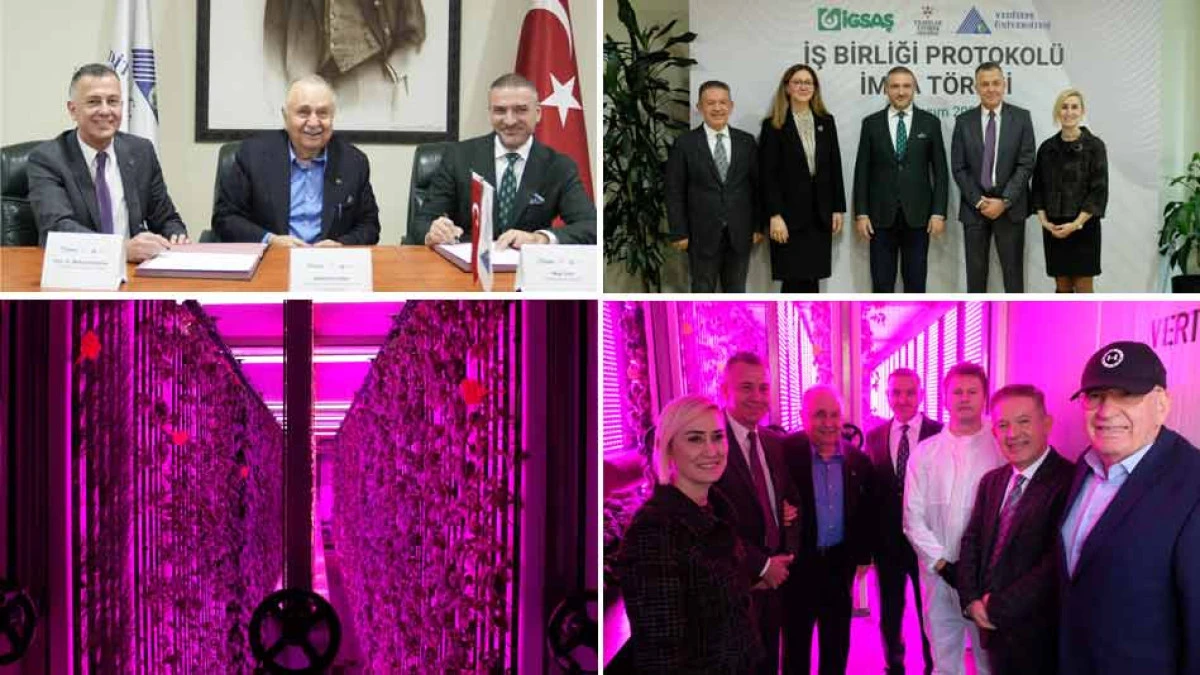 İGSAŞ ve Yeditepe Üniversitesi Dikey Tarım Projesi İçin İş Birliği Yaptı