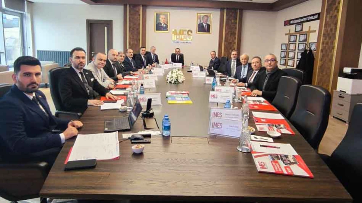 İMES OSB Vali İlhami Aktaş'ın Başkanlığında Toplandı
