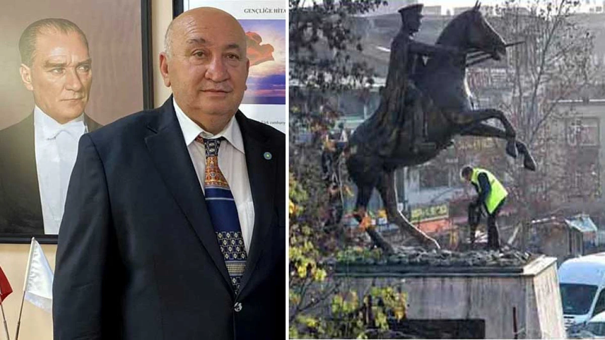 İYİ PARTİLİ BAŞKAN G&Uuml;RAY KONDU; ''GEBZE'DEKİ ATAT&Uuml;RK ANITINA DOKUNMAYIN!''