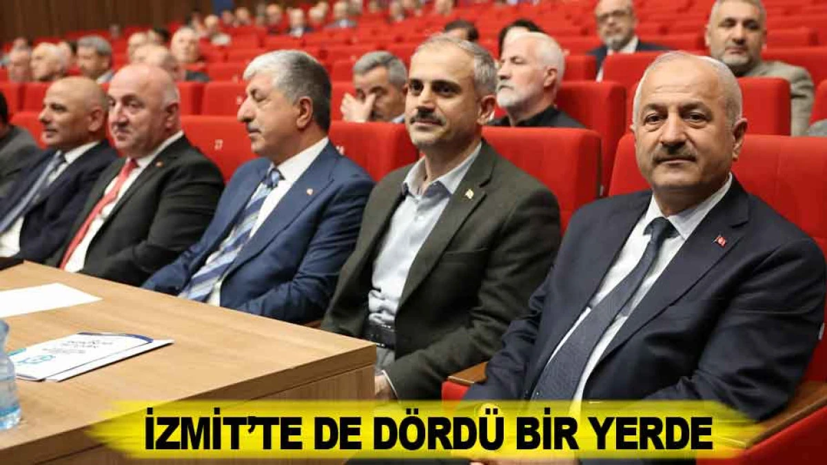 İZMİT&rsquo;TE DE D&Ouml;RD&Uuml; BİR YERDE