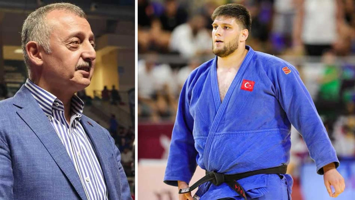 Judoda g&ouml;ğs&uuml;m&uuml;z kabardı;  B&uuml;y&uuml;kakın&rsquo;dan tebrik gecikmedi