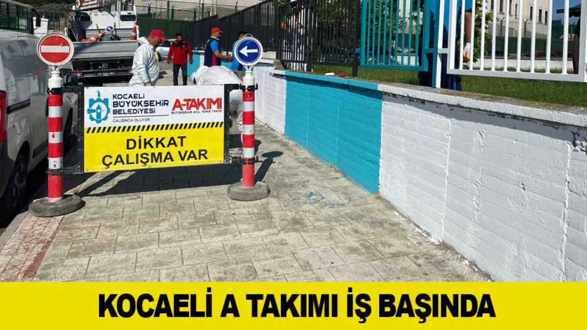 KOCAELİ A TAKIMI İŞ BAŞINDA