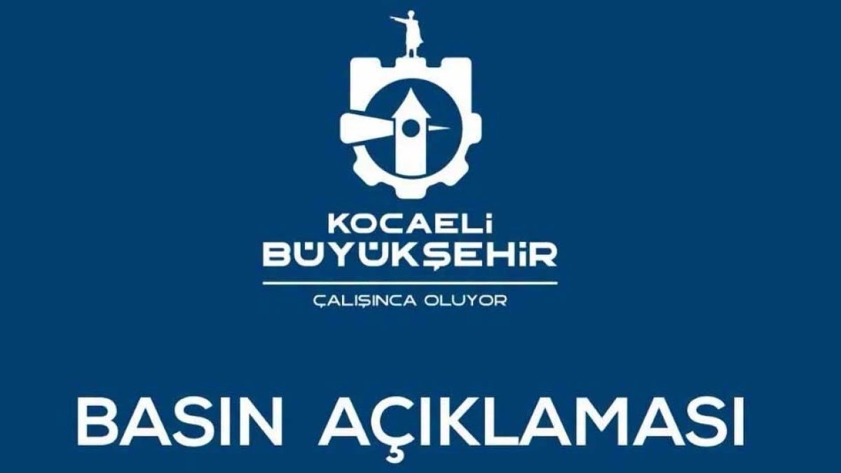 KOCAELI B&Uuml;Y&Uuml;KŞEHİR'DEN ''DOLANDIRICILIK'' UYARISI!