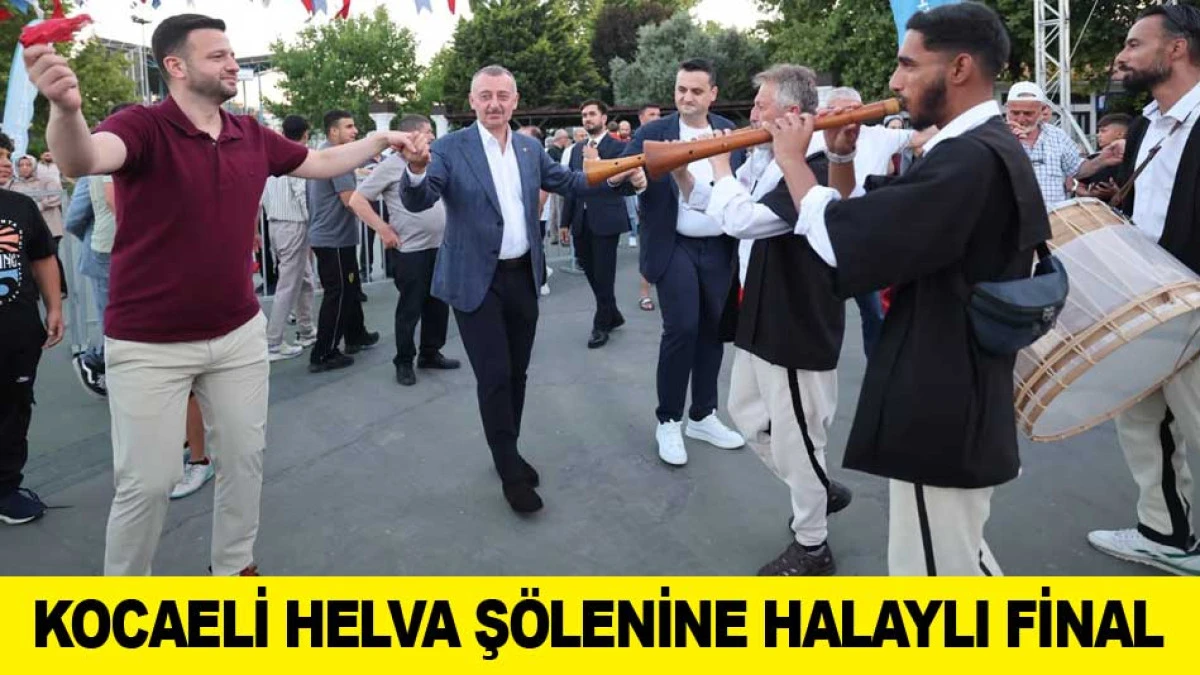 KOCAELİ HELVA Ş&Ouml;LENİNE HALAYLI FİNAL 