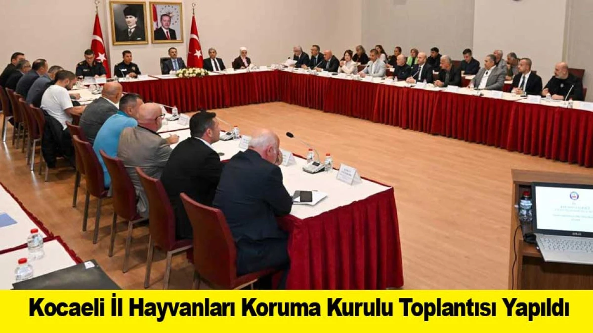 Kocaeli İl Hayvanları Koruma Kurulu Toplantısı Yapıldı