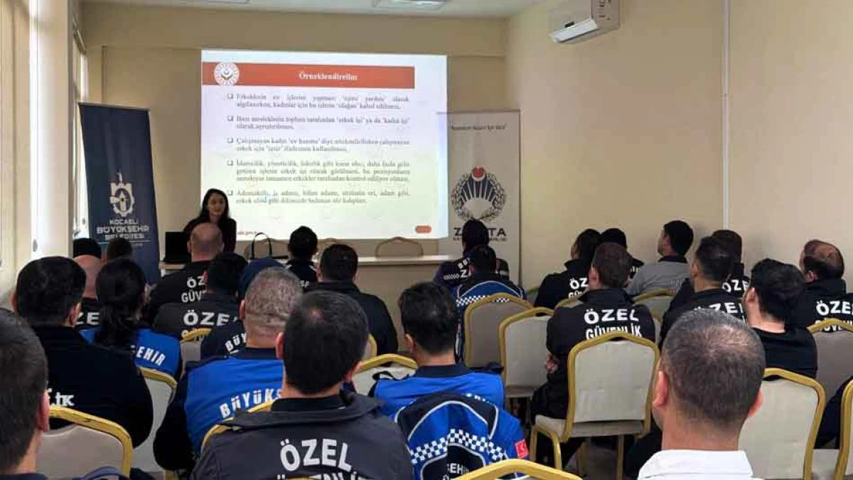 Kocaeli Zabıtası ''ŞİDDET'' konusunda bilgilendirildi