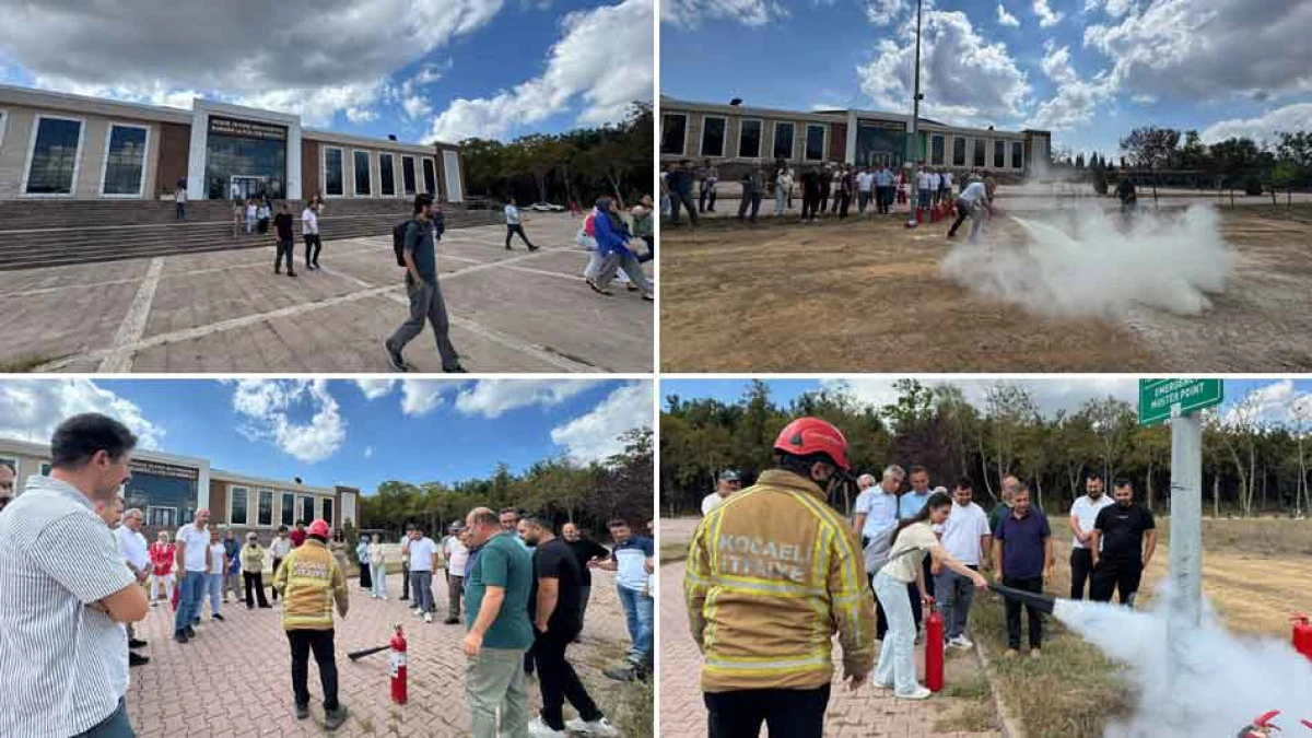Kocaeli'de eğitim ve tahliye tatbikatı