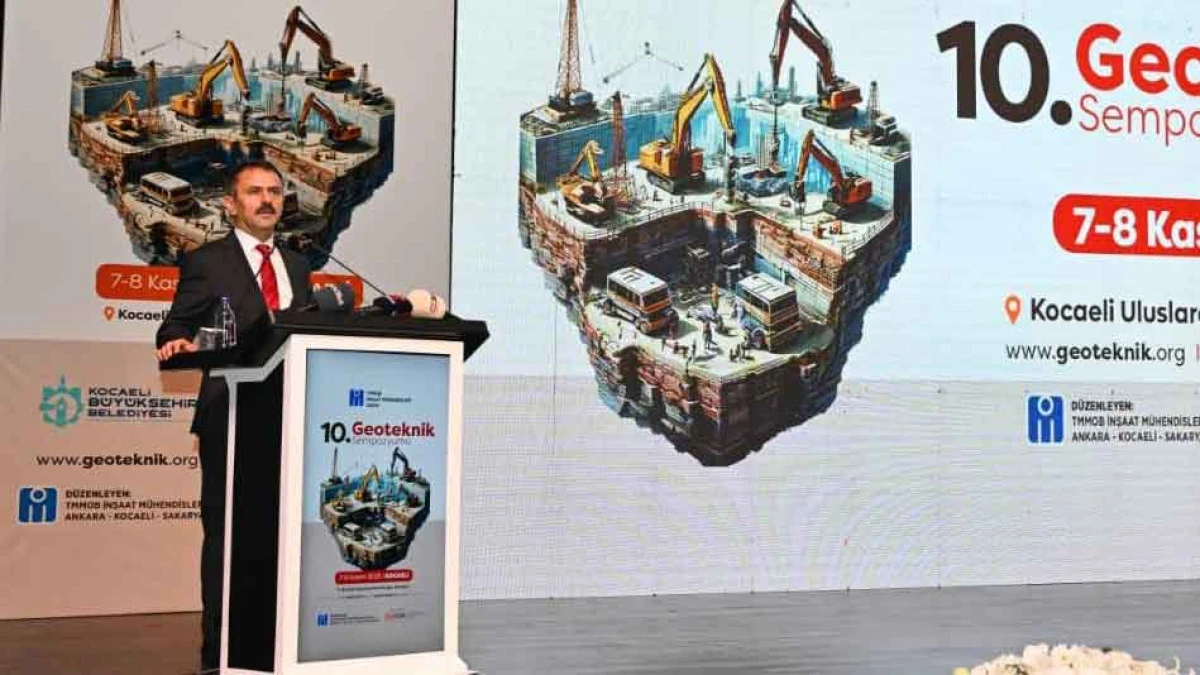 Kocaeli'de Geoteknik Sempozyumu Gerçekleştirildi 