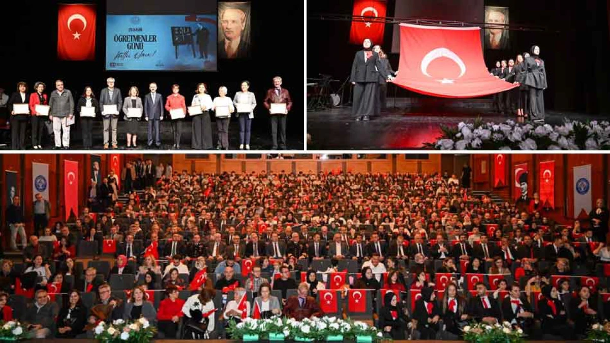 Kocaeli'de Öğretmenler Günü Kutlama Programı Gerçekleştirildi