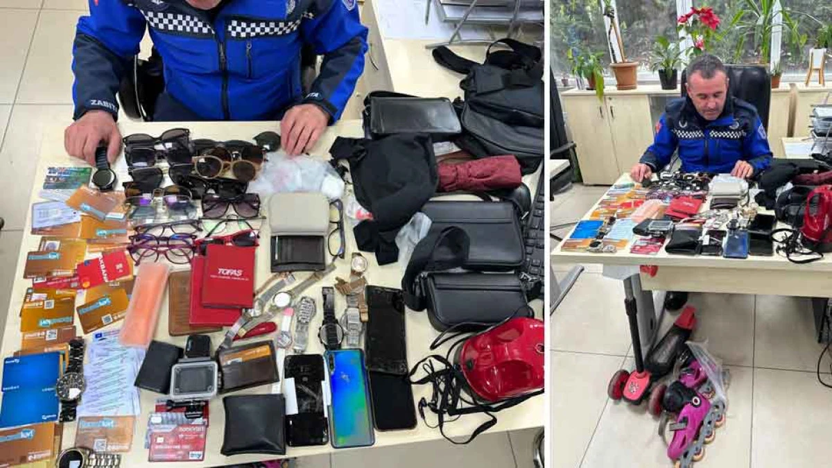 KOCAELİ'DE UNUTULAN EŞYALAR ORADA