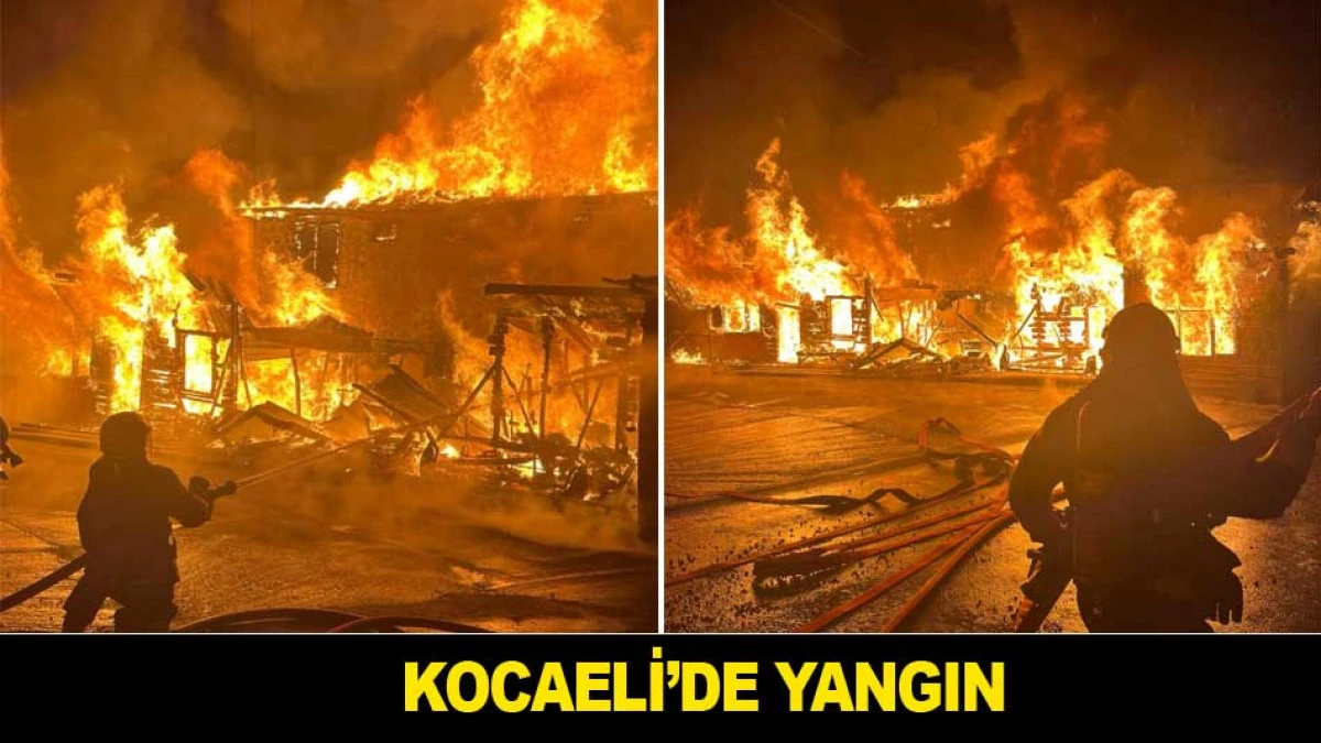 KOCAELİ'DE YANGIN