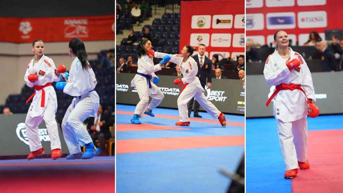 Kocaeli'nin Altın Kızı  Yenen Rakibini Yendi