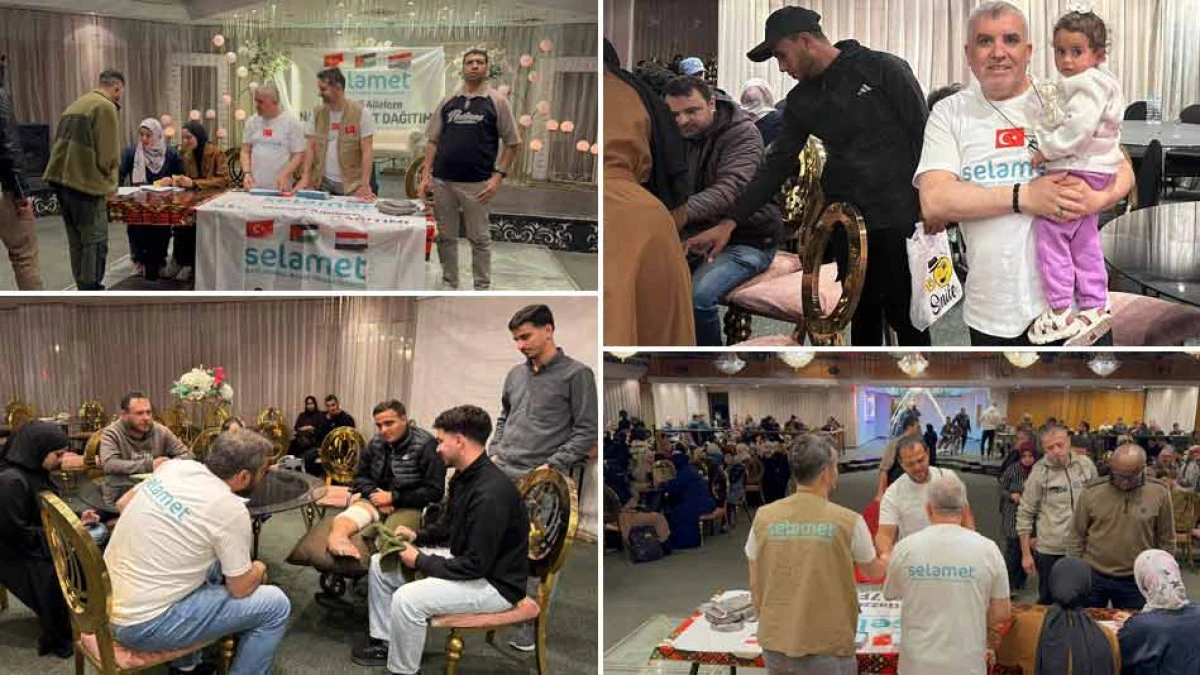 KOCAELİLİ SELAMET&Ccedil;İLER GAZZELİLERE YARDIMA GİTTİ