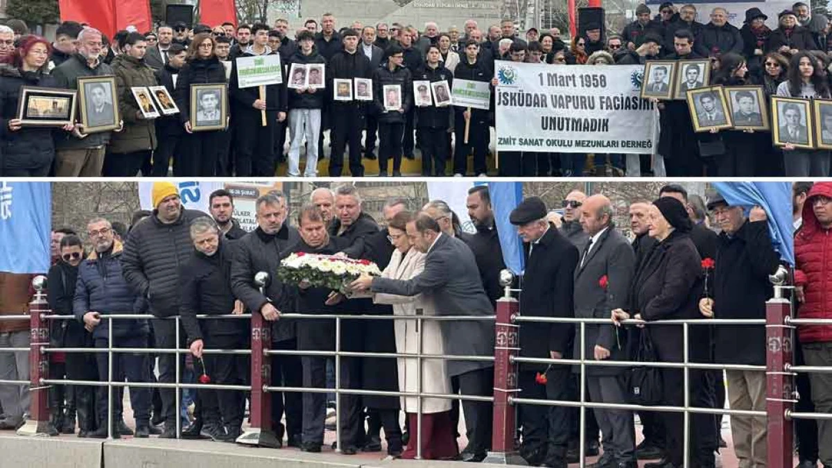 KOCAELİLİLER &Uuml;SK&Uuml;DAR FACİASINI UNUTMADI