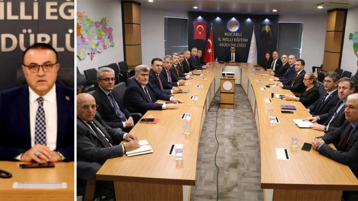 KOCAELİ'NİN YENİ MÜDÜRÜ İLK TOPLANTISINI YAPTI