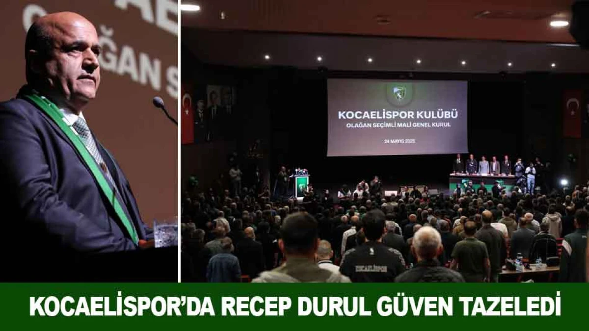 KOCAELİSPOR&rsquo;DA RECEP DURUL G&Uuml;VEN TAZELEDİ