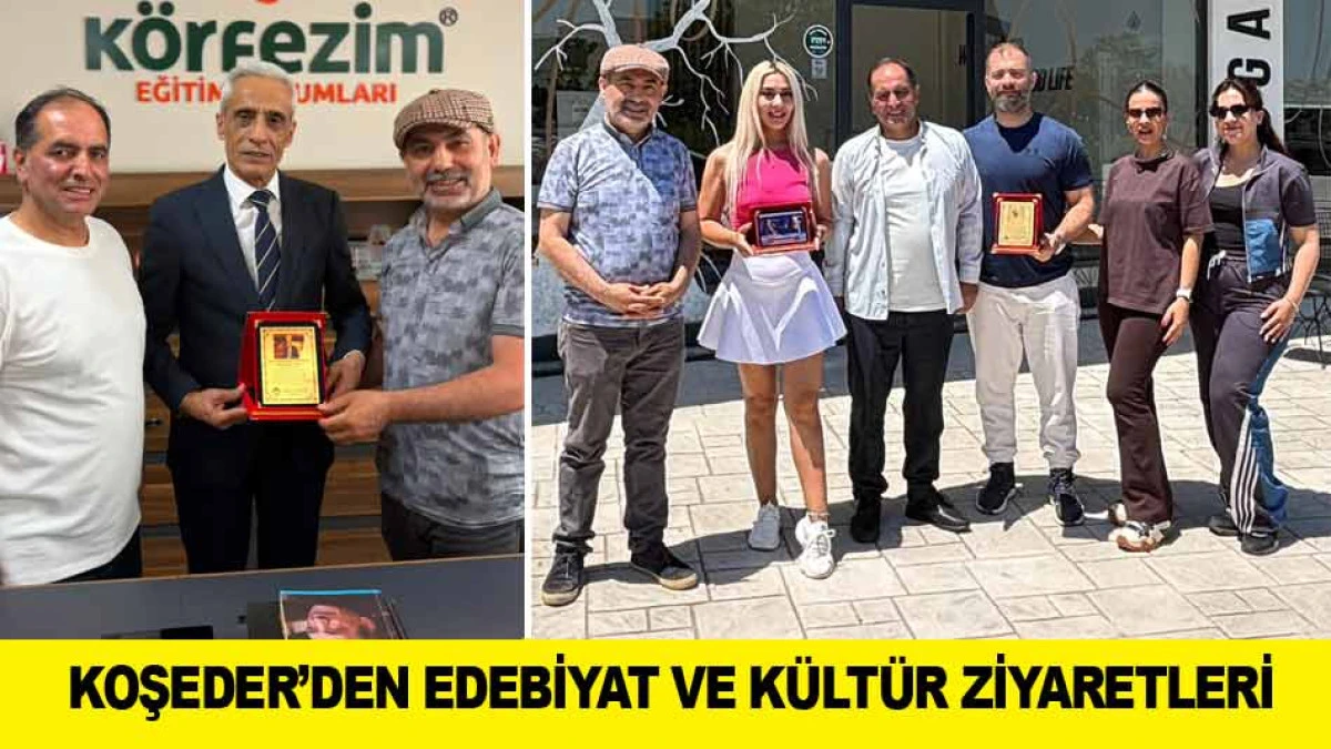 KOŞEDER&rsquo;DEN EDEBİYAT VE K&Uuml;LT&Uuml;R ZİYARETLERİ