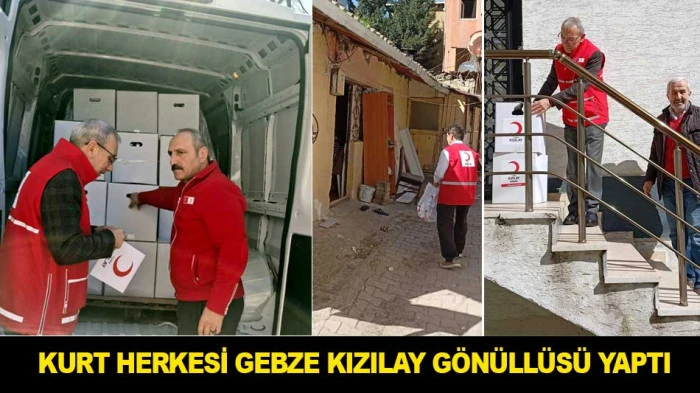 KURT HERKESİ GEBZE KIZILAY G&Ouml;N&Uuml;LL&Uuml;S&Uuml; YAPTI
