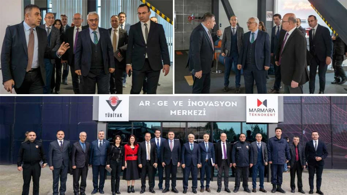 MEHMET ALİ OKUR GEBZE PROTOKOL&Uuml;NE BİLİM KURUMUNU GEZDİRDİ