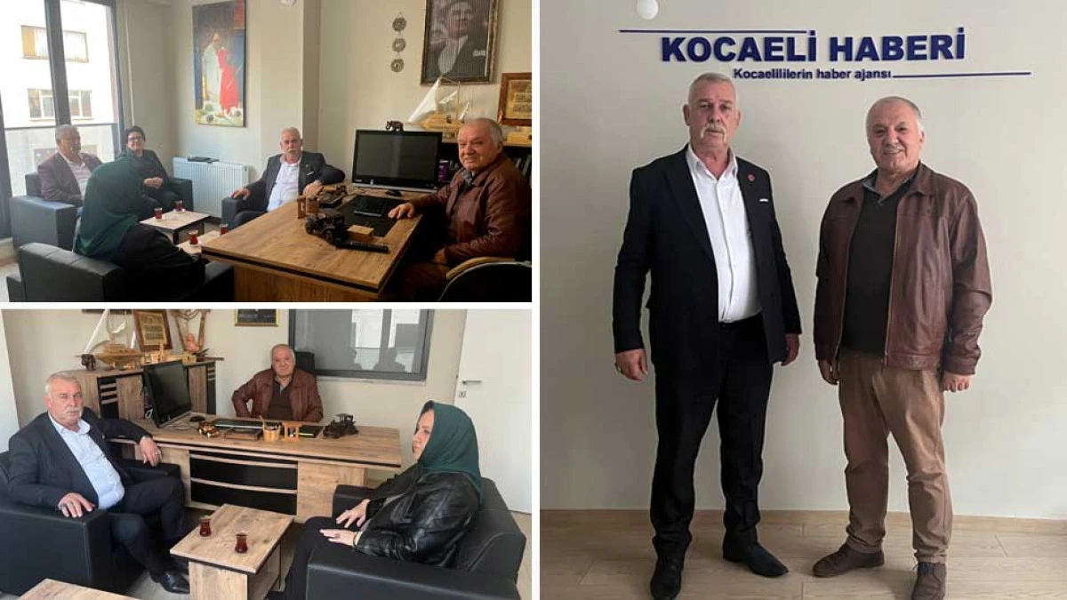 MHP GEBZE İLÇE BAŞKANI ÖZTÜRK'TEN GAZETEMİZE ZİYARET