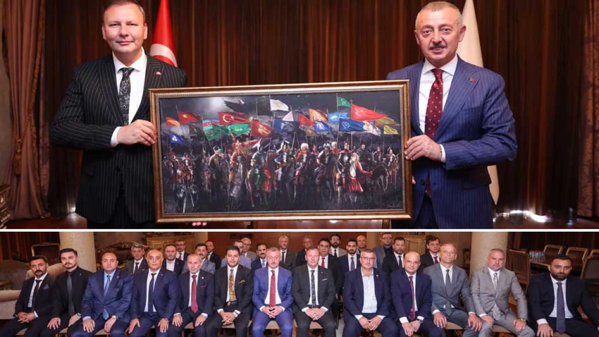 MHP İl Başkanı Enes Emengen, B&uuml;y&uuml;kakın&rsquo;ı ziyaret etti