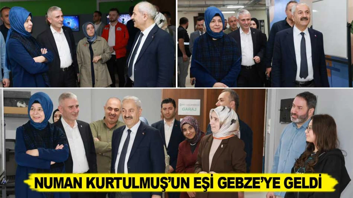 NUMAN KURTULMUŞ&rsquo;UN EŞİ GEBZE&rsquo;YE GELDİ