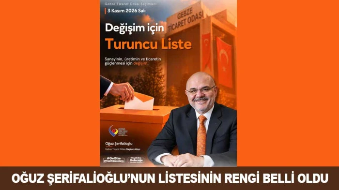 OĞUZ ŞERİFALİOĞLU&rsquo;NUN LİSTESİNİN RENGİ BELLİ OLDU